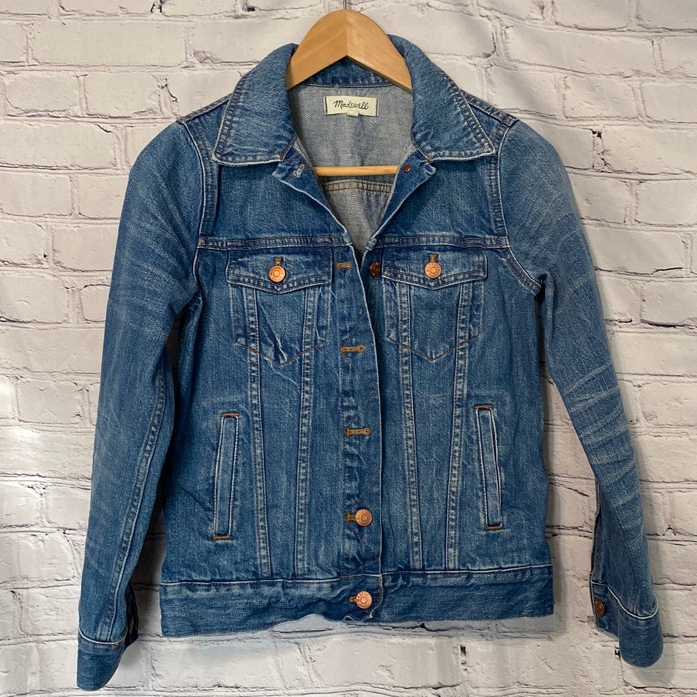 “MADEWELL” Women’s Jean Jacket …Sz S Blue
